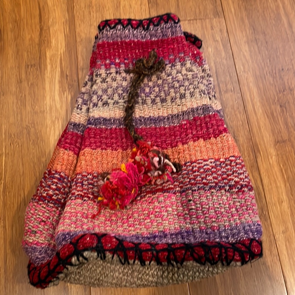 Handmade from Chinchero Perú women’s woven backpack